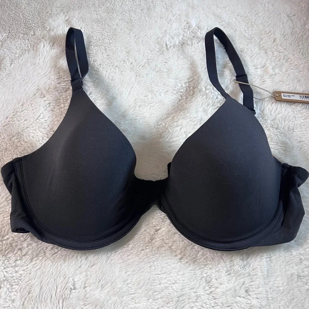 Skims Women's Onyx Underwire Bra Black BR-UWR-1997 Size 38D NWT - Picture 5 of 11